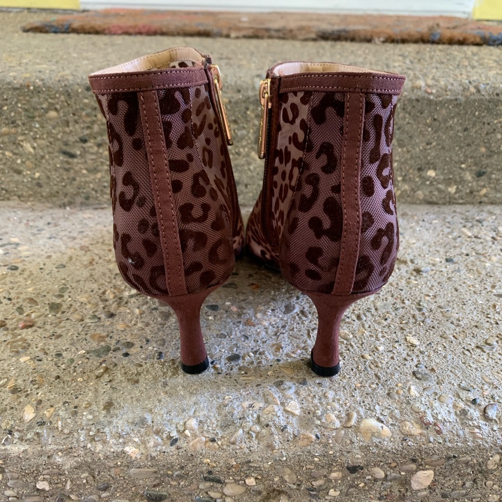 Charles By Charles David Leopard High Heel Booties - Picture 3 of 6